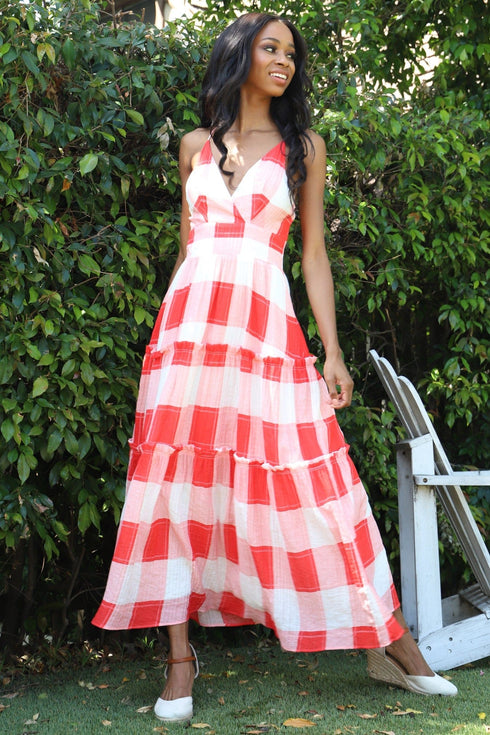 Yama Dress - Picnic Plaid